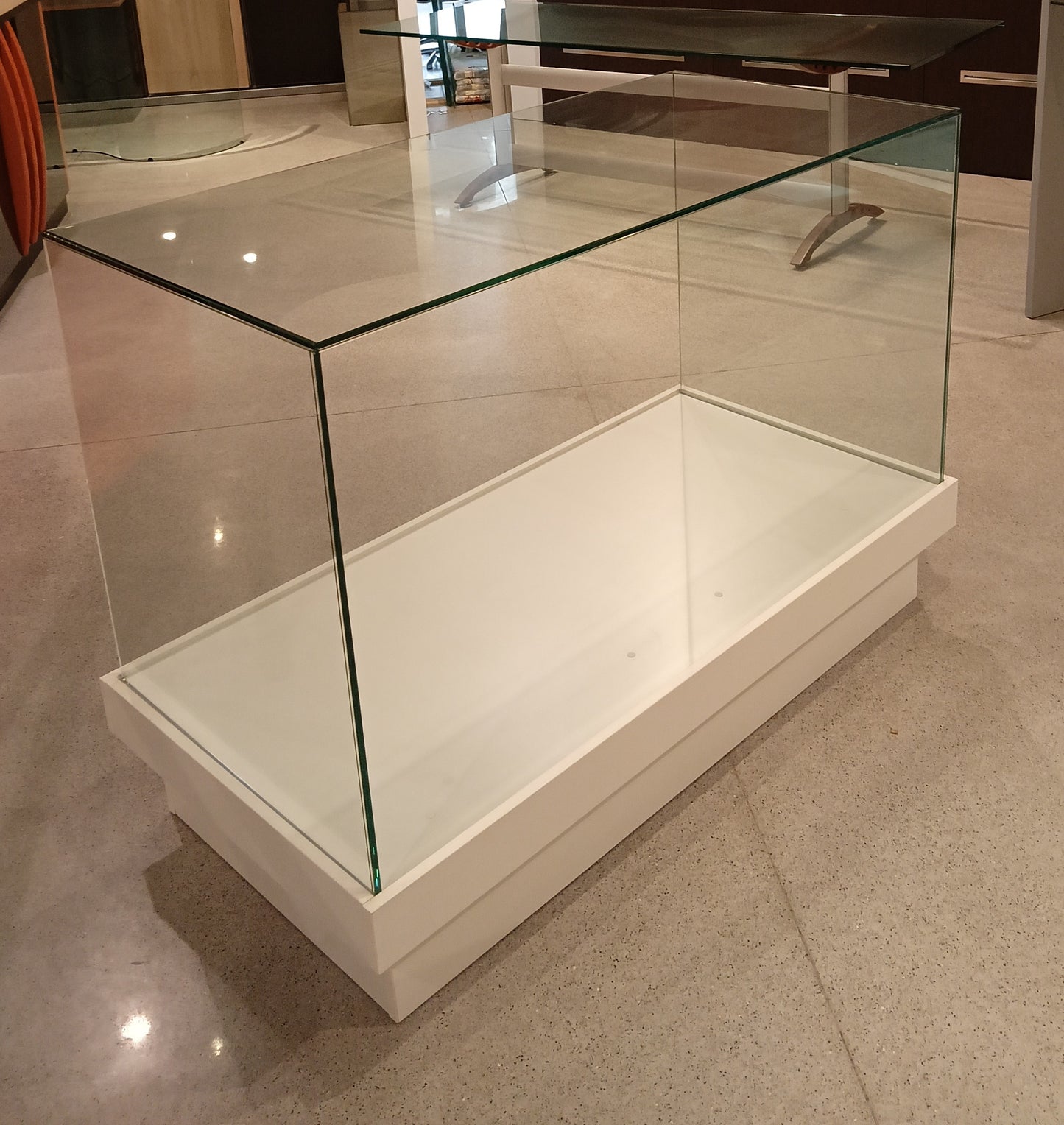 BANCO ESPOSITORE IN CRISTALLO