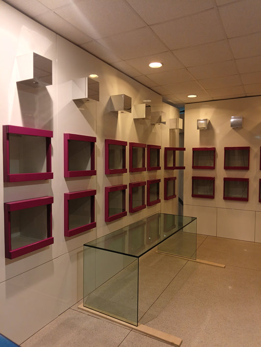 MODULI A PARETE EXPO GIOIELLERIA